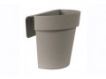 MEZZO VASO UP 25cm SABBIA-GRIGIO-TORT.